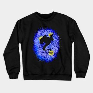 Blue Inspired Silhouette Crewneck Sweatshirt